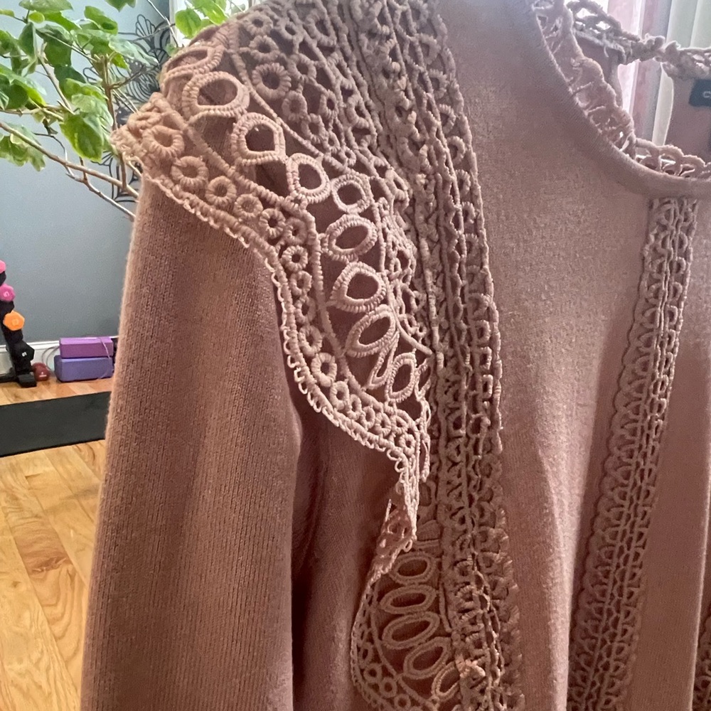 Maybe colored Cable and Gauge sweater size L